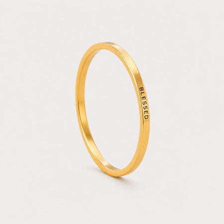 Blessed Band Ring, Gold tone / 5